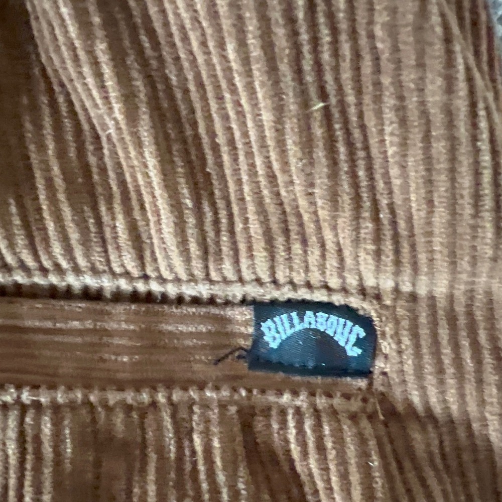 Billabong Mens Corduroy Mike Drawstring Shorts Brown Elastic Waist  Large - Picture 3 of 11